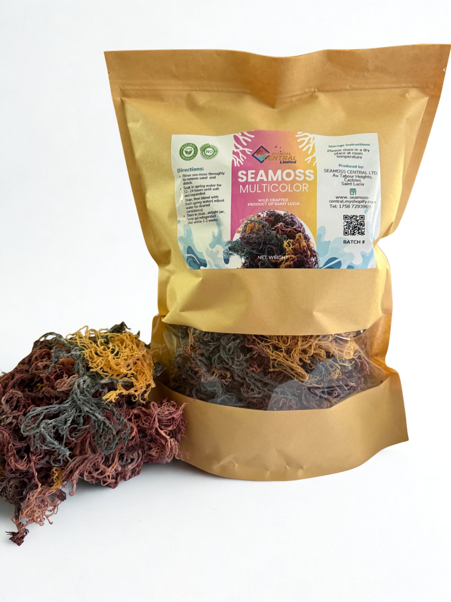 Multicolored Seamoss